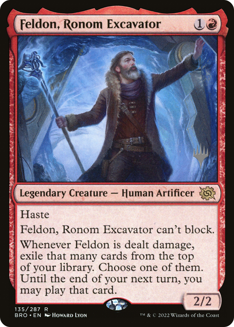 Feldon, Ronom Excavator [The Brothers' War Promos]