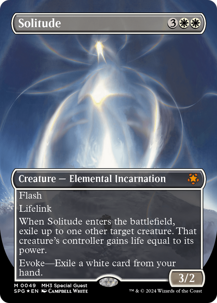 Solitude (Borderless) (Textured Foil) - [Special Guests] Foil