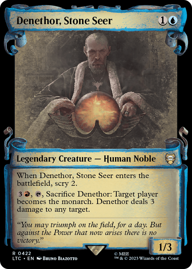 Denethor, Stone Seer (Showcase Scrolls): (Showcase) [Tales of Middle-earth Commander]
