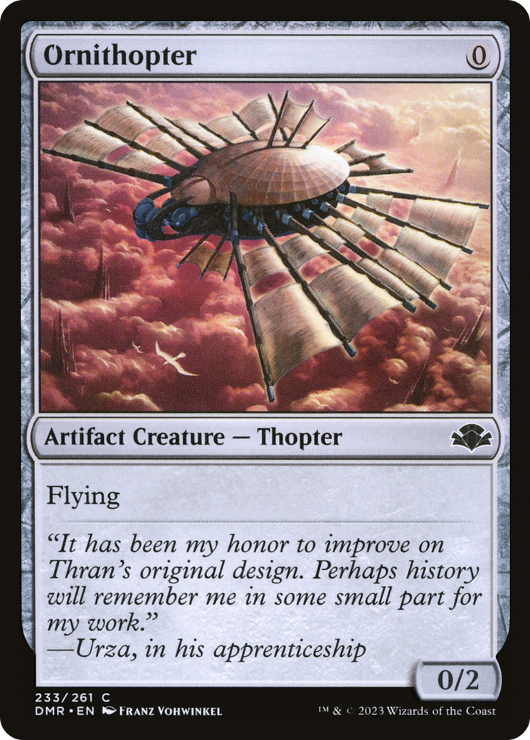 Ornithopter - [Dominaria Remastered]
