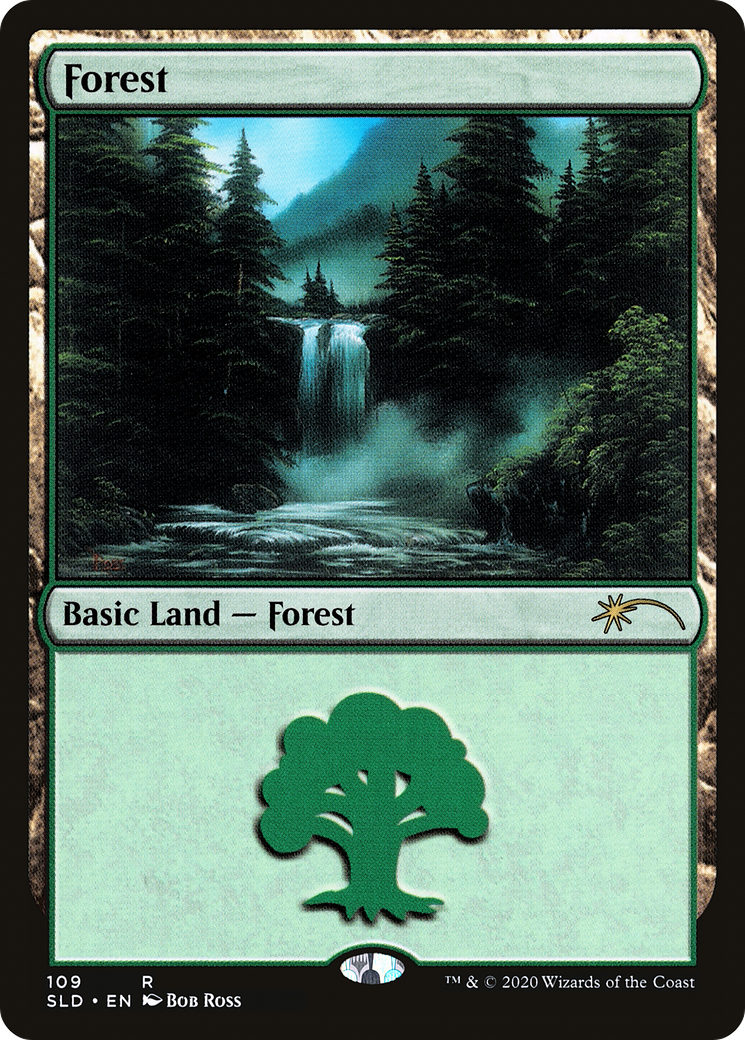 Forest (109) (Bob Ross) [Secret Lair Drop]