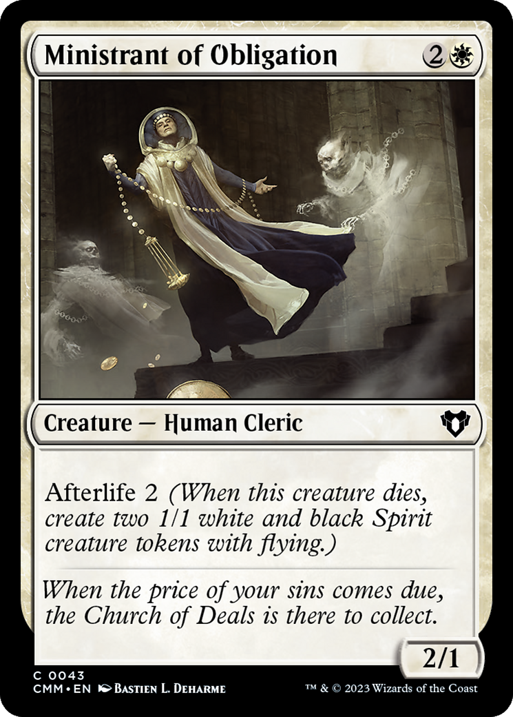 Ministrant of Obligation - [Commander Masters]
