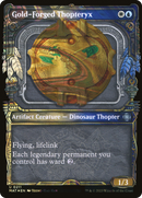 Gold-Forged Thopteryx (Halo Foil): (Showcase) [March of the Machine: The Aftermath] Foil