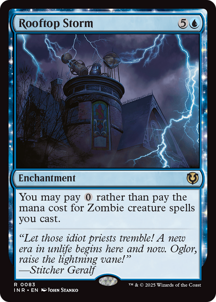 Rooftop Storm - [Innistrad Remastered]: (enchantment)