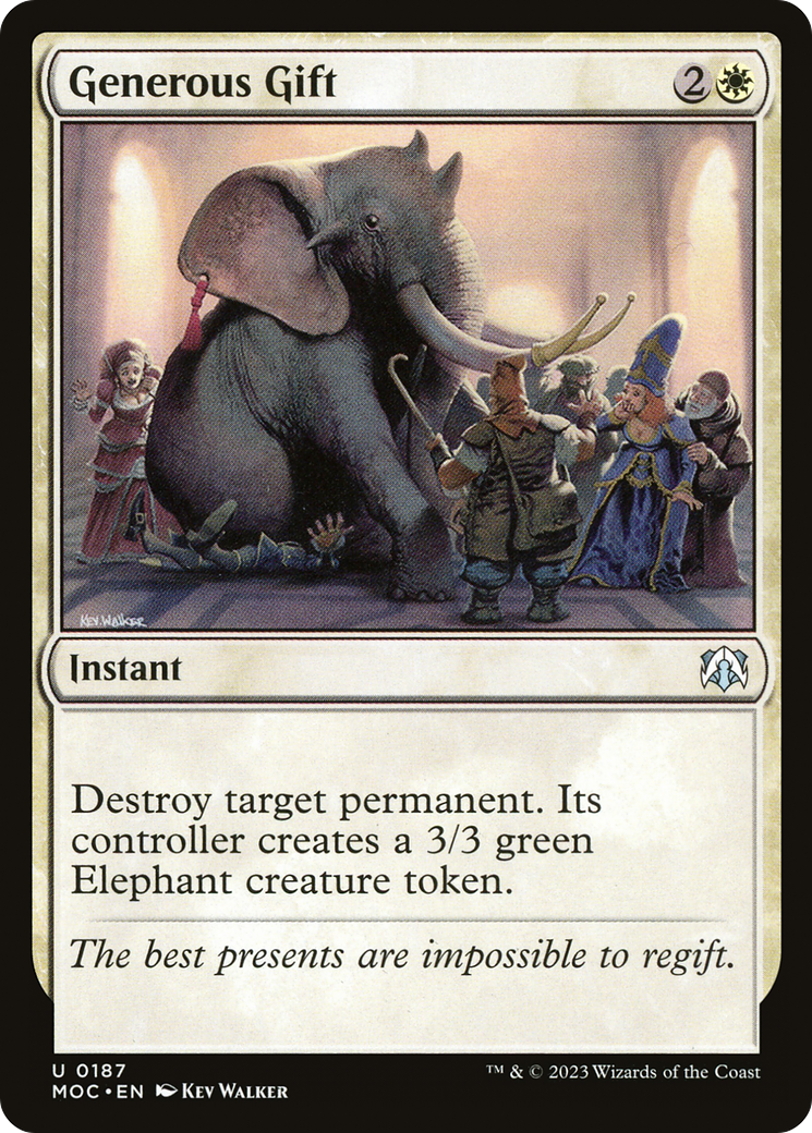 Generous Gift - [March of the Machine Commander]