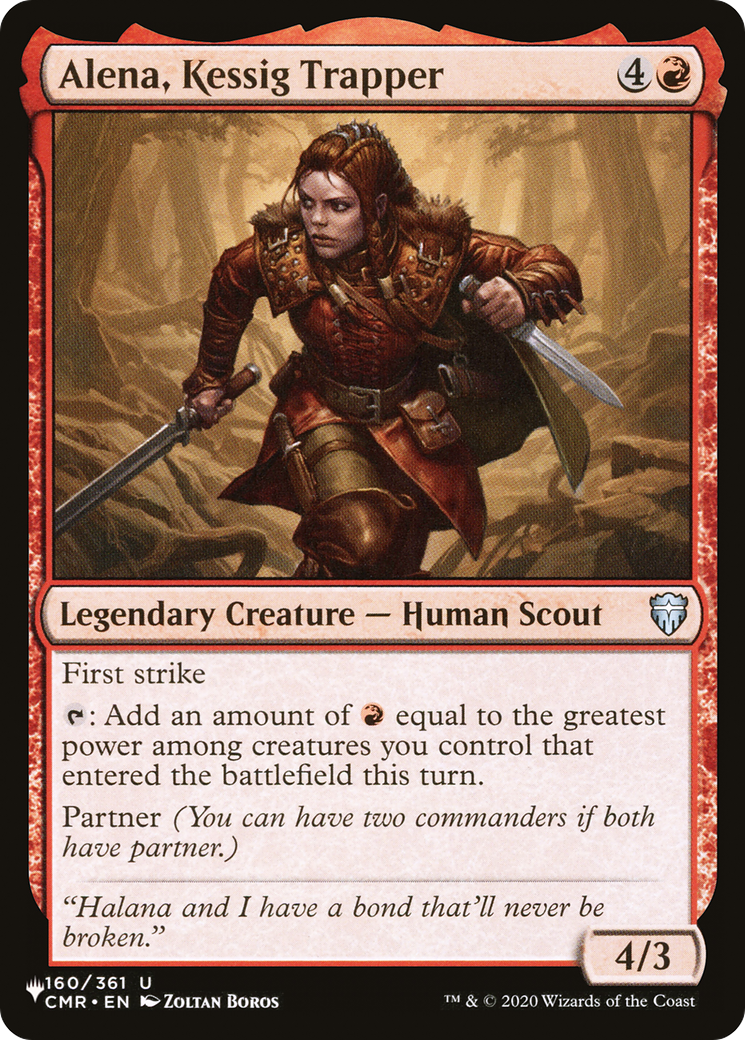 Alena, Kessig Trapper - The List