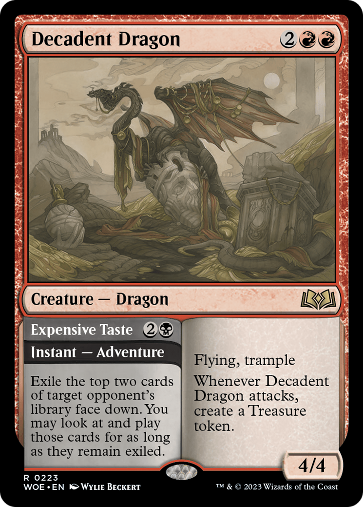 Decadent Dragon [Wilds of Eldraine]
