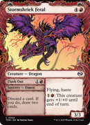 Stormshriek Feral (Showcase) - [Tarkir: Dragonstorm]: (Showcase)