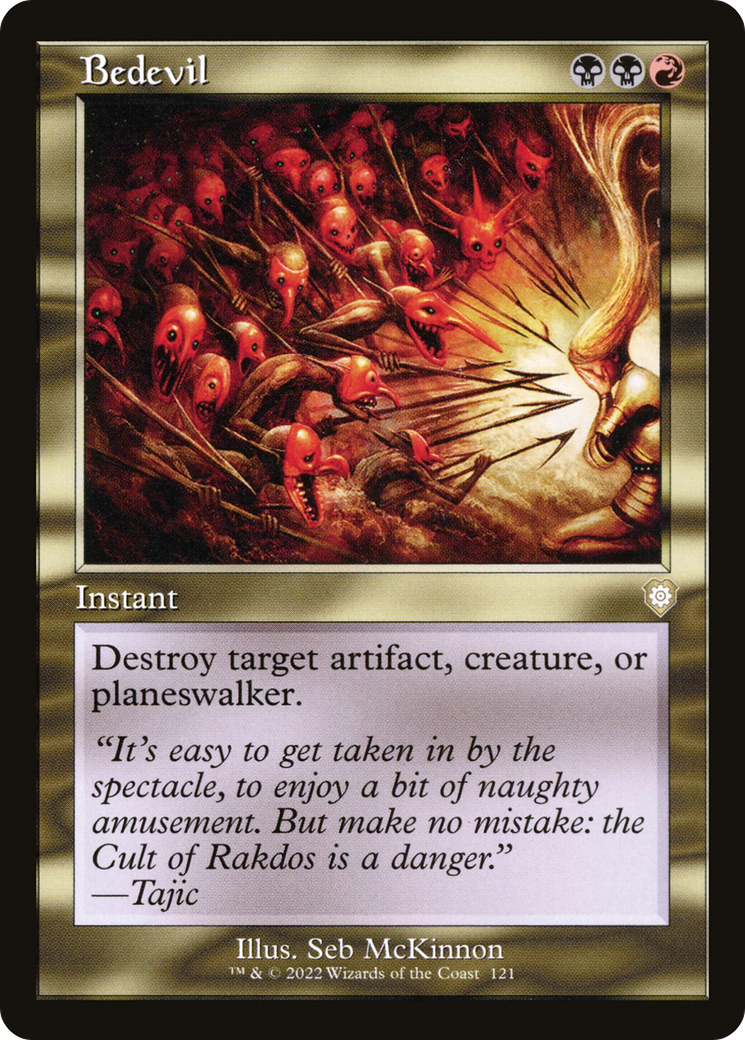 Bedevil (Retro Frame) - The Brothers' War Commander