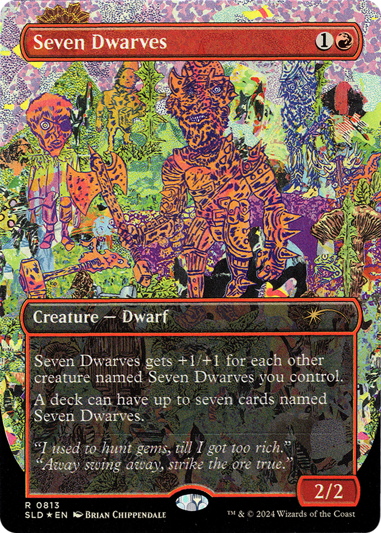 Seven Dwarves (0813) [Secret Lair Drop] (Borderless) Foil