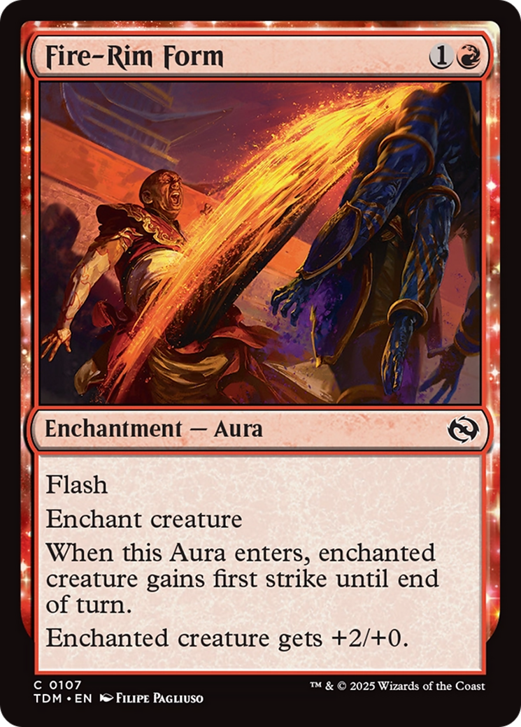 Fire-Rim Form: (enchantment) [Tarkir: Dragonstorm]