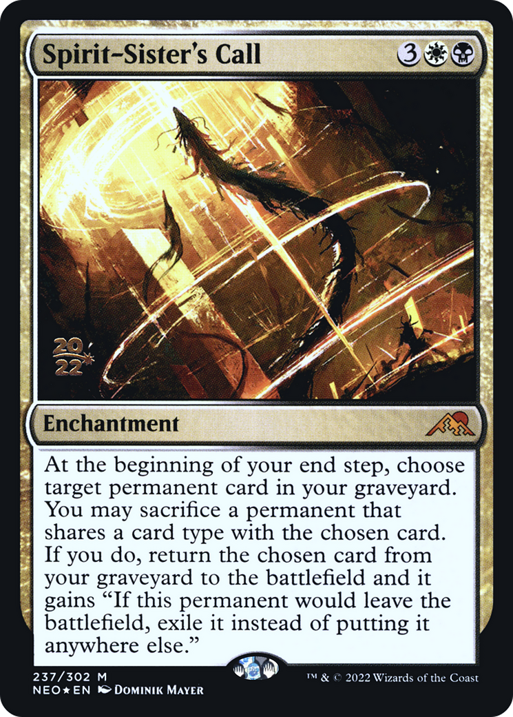 Spirit-Sister's Call - [Kamigawa: Neon Dynasty Promos] Foil