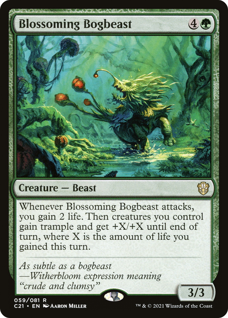 Blossoming Bogbeast - Commander 2021
