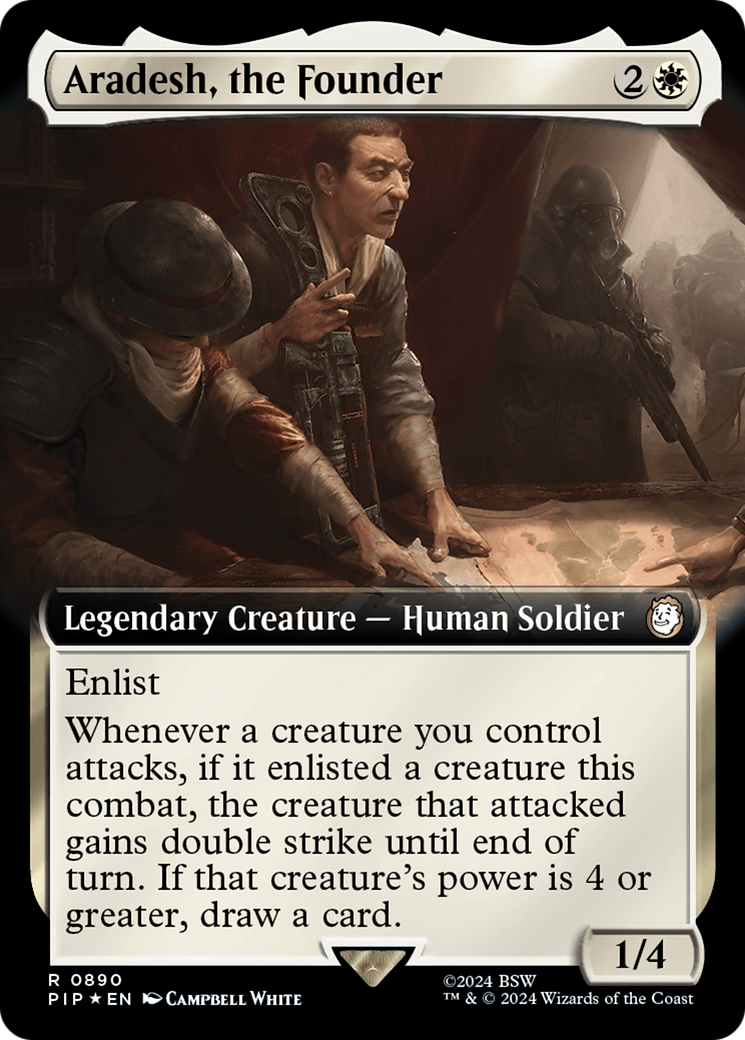 Aradesh, the Founder (Extended Art) (Surge Foil) - Fallout: (Extended Art) Foil