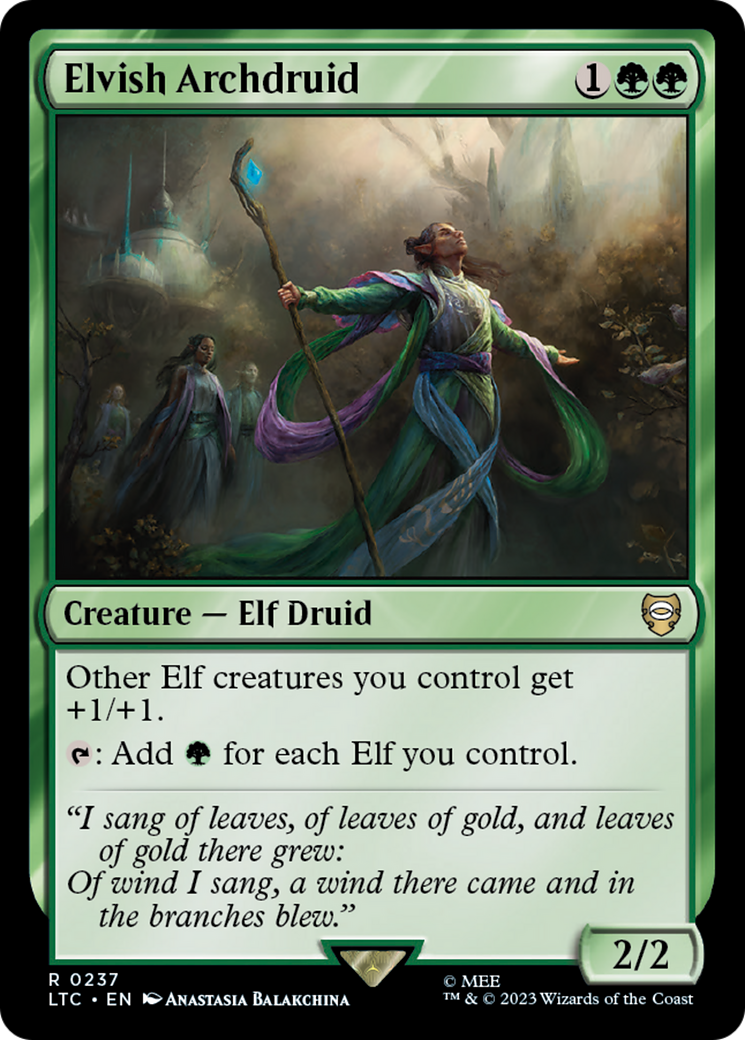 Elvish Archdruid [Tales of Middle-earth Commander]