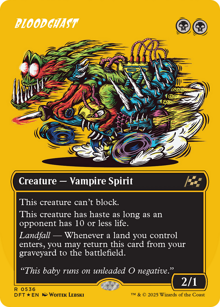 Bloodghast (Borderless) (First-Place Foil) - Aetherdrift Foil