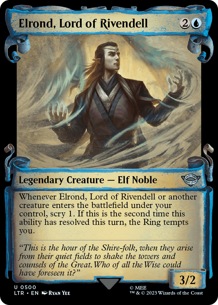 Elrond, Lord of Rivendell (Showcase Scrolls): (Showcase) [The Lord of the Rings: Tales of Middle-earth]