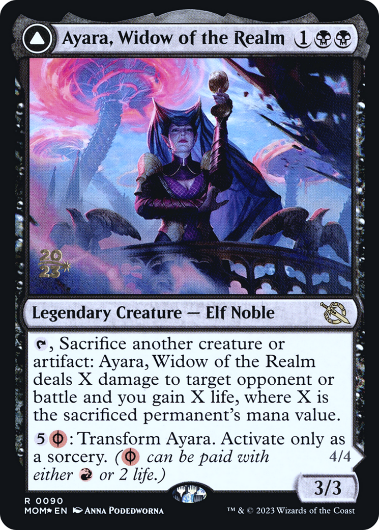 Ayara, Widow of the Realm - March of the Machine Promos Foil