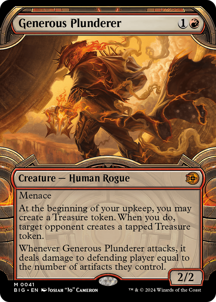 Generous Plunderer (Showcase): (Showcase) [The Big Score]