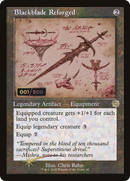Blackblade Reforged (Schematic) (Serial Numbered) - The Brothers' War Retro Artifacts Foil
