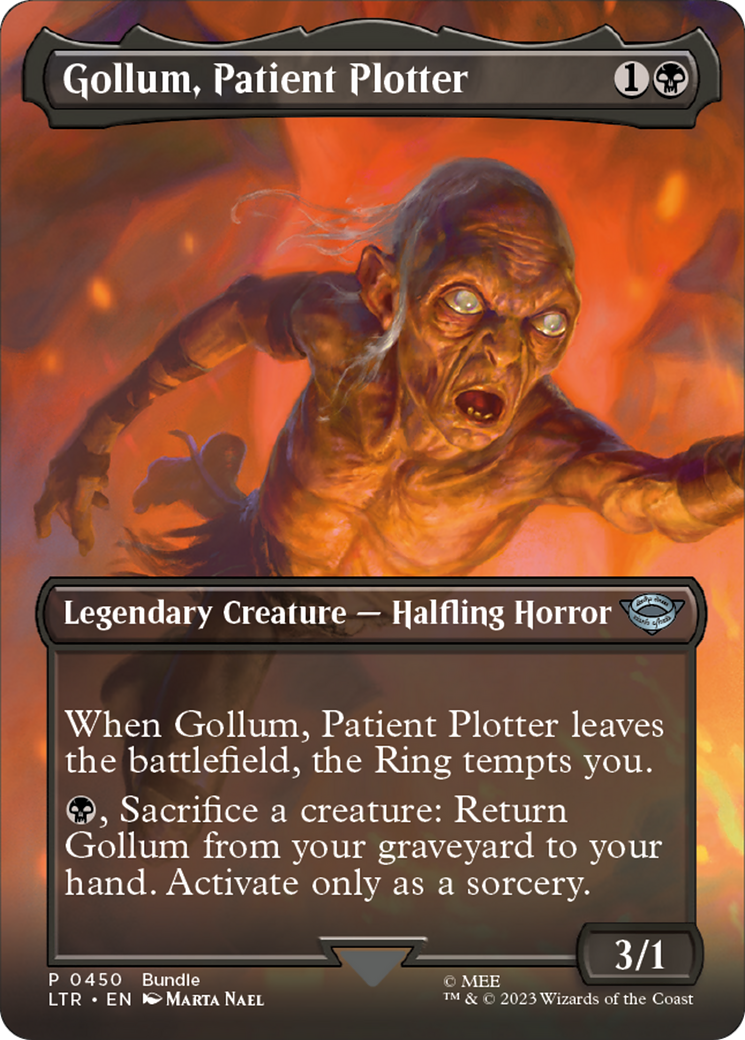 Gollum, Patient Plotter (Borderless) (LTR Bundle) [Unique and Miscellaneous Promos]