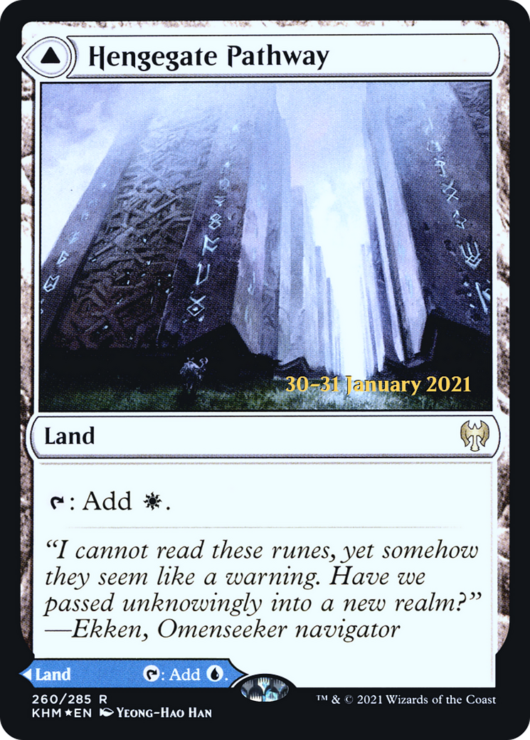 Hengegate Pathway [Kaldheim Promos] Foil