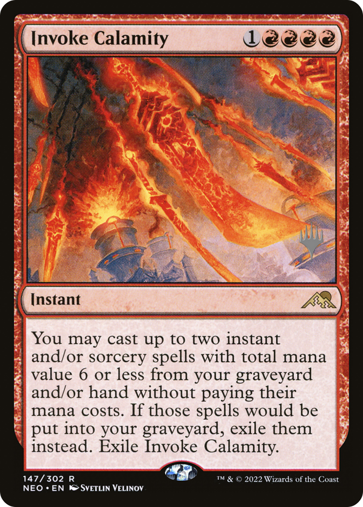 Invoke Calamity - [Kamigawa: Neon Dynasty Promos]