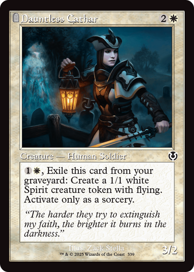 Dauntless Cathar (Retro Frame) [Innistrad Remastered]