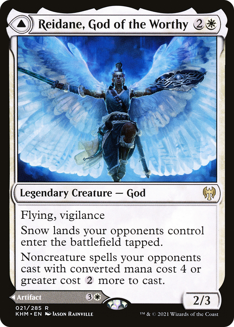 Reidane, God of the Worthy // Valkmira, Protector's Shield [Kaldheim]