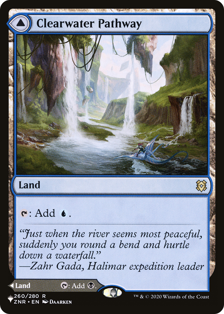 Clearwater Pathway - The List