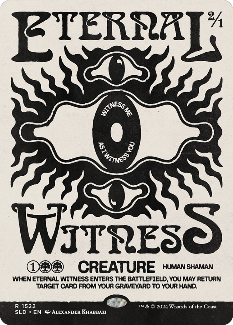 Eternal Witness (1522) (Borderless) [Secret Lair Drop]