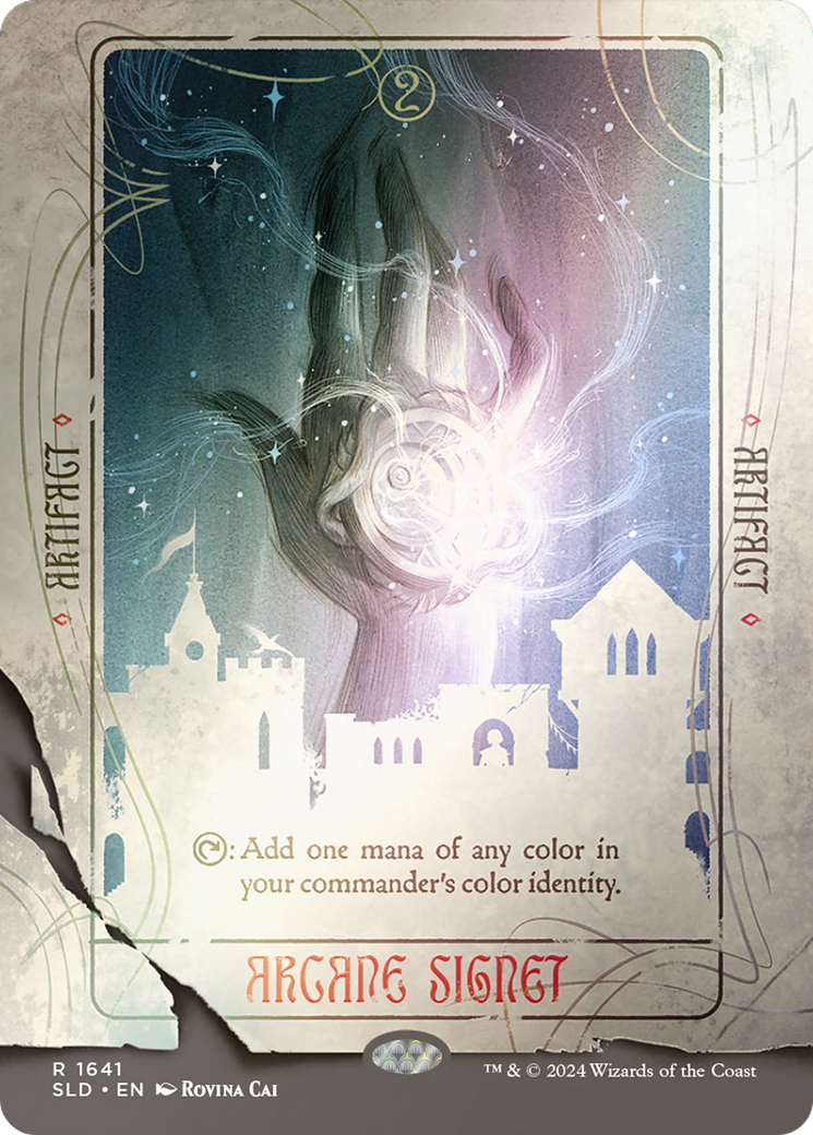 Arcane Signet (1641) (Rainbow Foil) [Secret Lair Drop] (Borderless) Foil