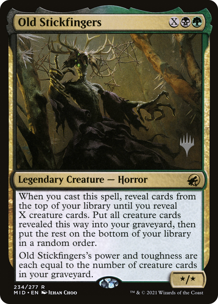 Old Stickfingers - [Innistrad: Midnight Hunt Promos]