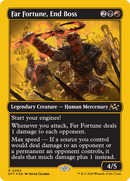 Far Fortune, End Boss (First-Place Foil) [Aetherdrift] Foil
