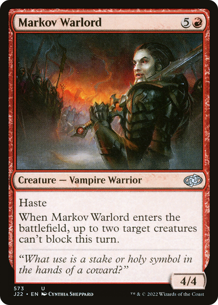 Markov Warlord - [Jumpstart 2022]