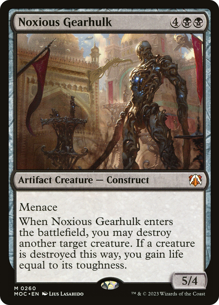 Noxious Gearhulk - [March of the Machine Commander]