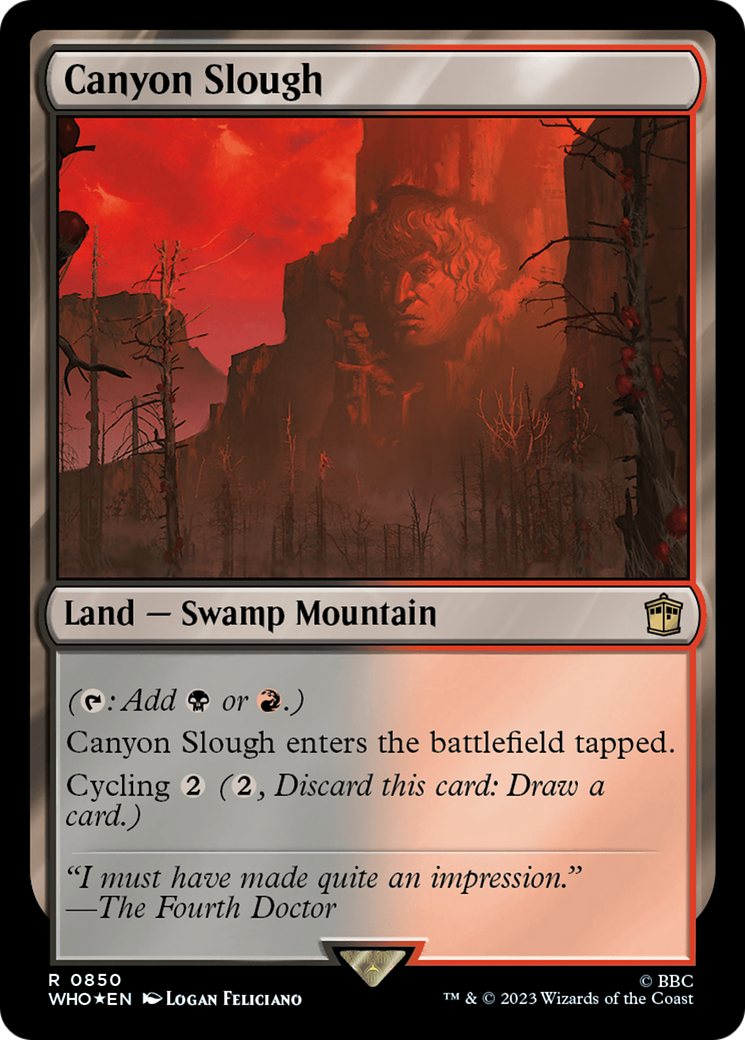 Canyon Slough (Surge Foil) - Doctor Who Foil