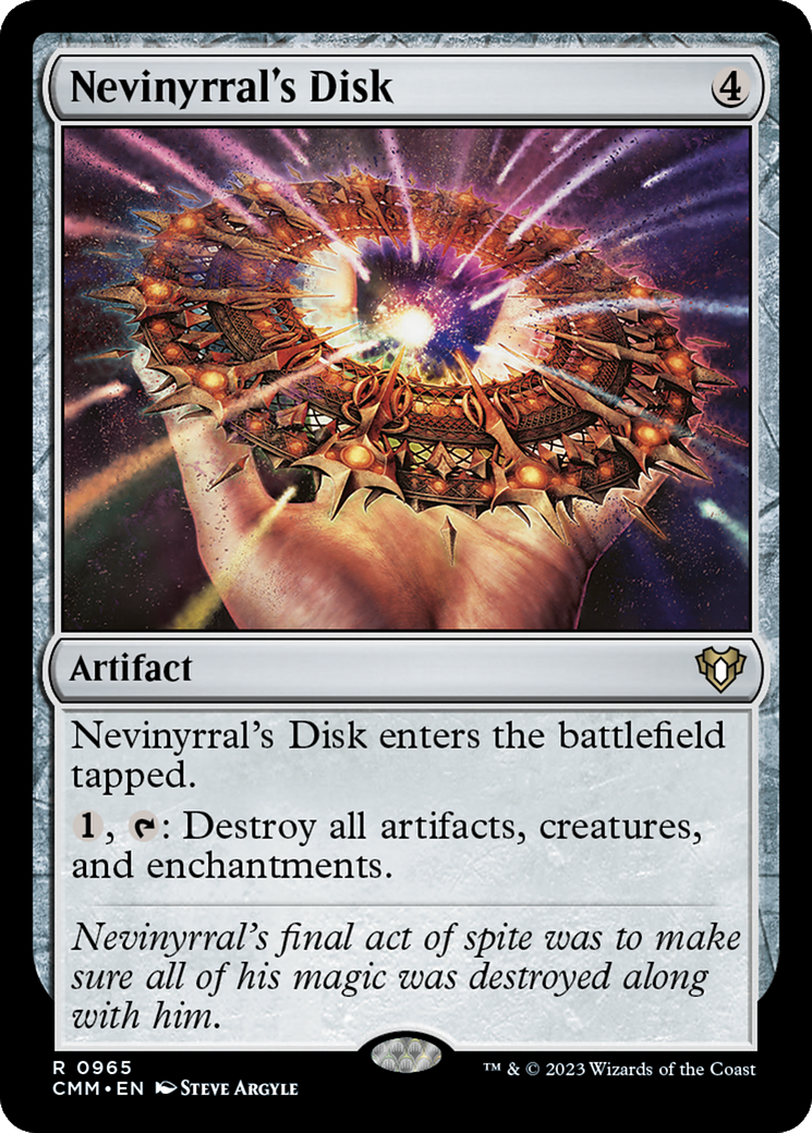 Nevinyrral's Disk - [Commander Masters]