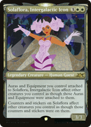 Solaflora, Intergalactic Icon (Showcase) (Galaxy Foil) - [Unfinity]: (Showcase) Foil