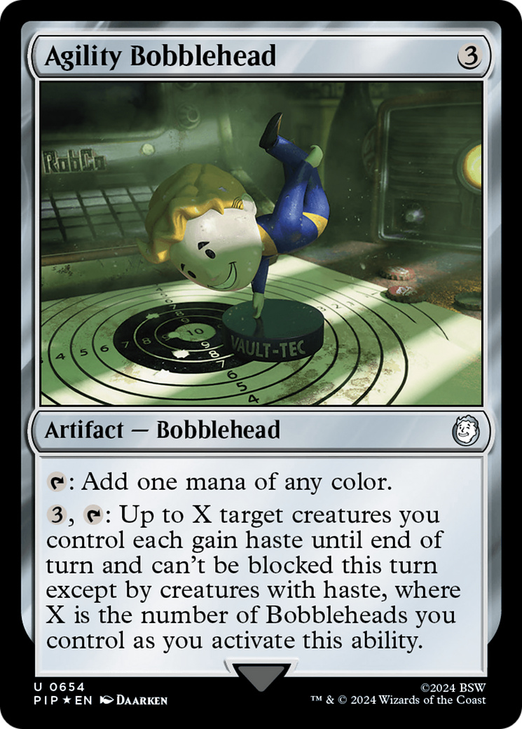 Agility Bobblehead (Surge Foil) - Fallout Foil