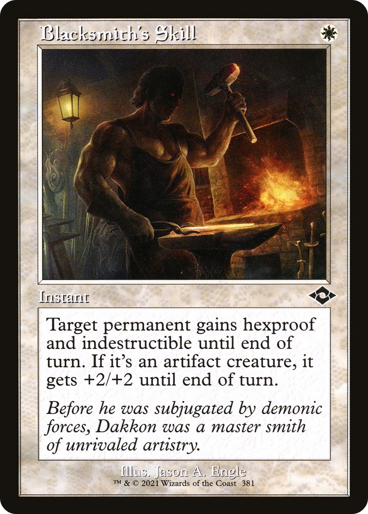 Blacksmith's Skill (Retro Frame) - Modern Horizons 2 Foil