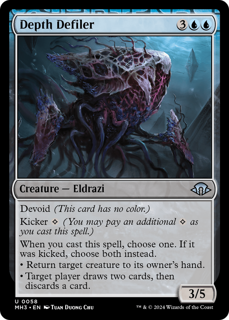 Depth Defiler: (devoid) [Modern Horizons 3]