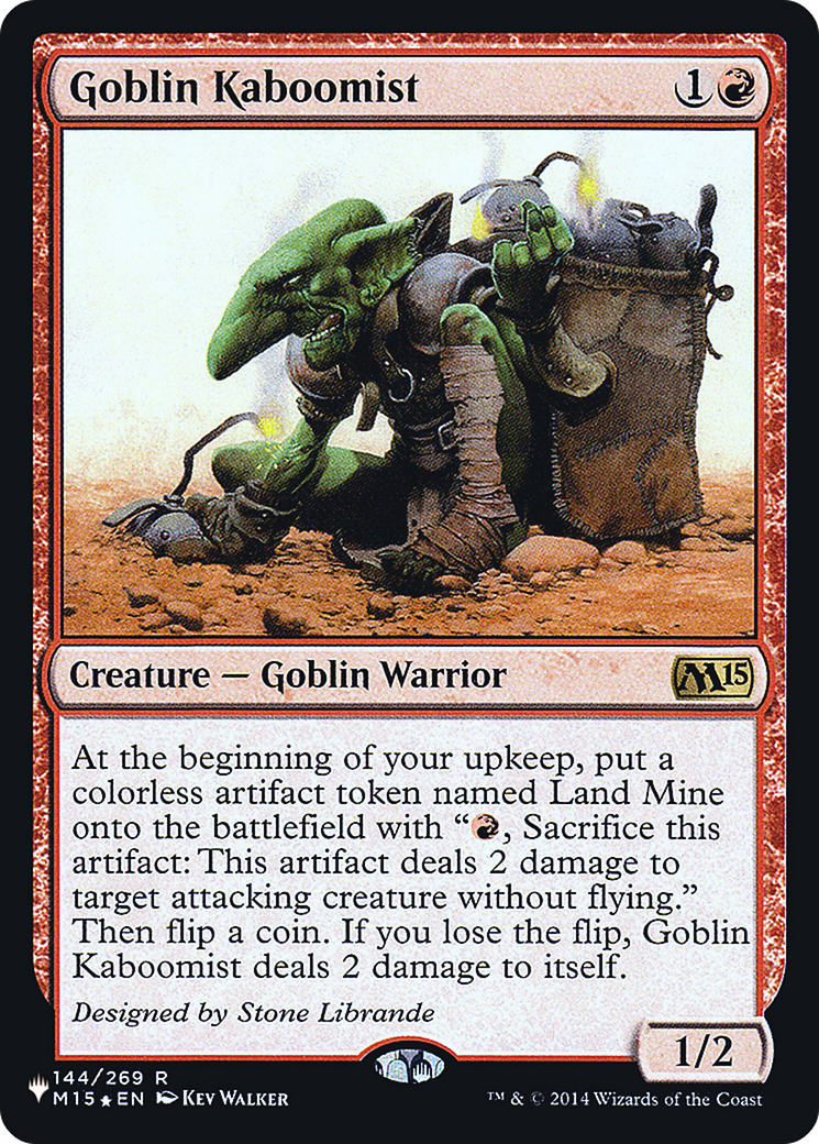 Goblin Kaboomist [The List] Foil