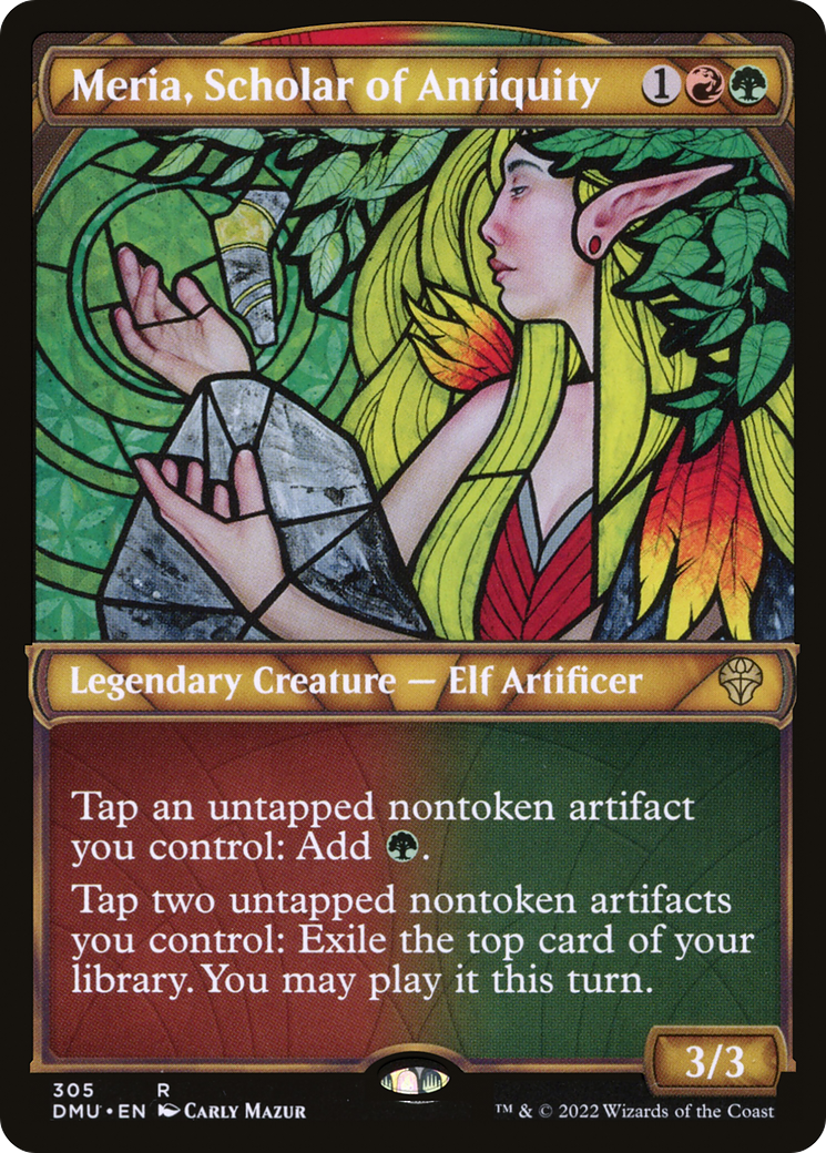 Meria, Scholar of Antiquity (Showcase) - [Dominaria United]: (Showcase)
