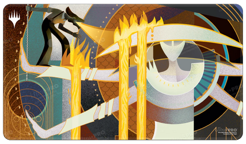 MtG Playmat: March of the Machine Aftermath - Rebuild the City