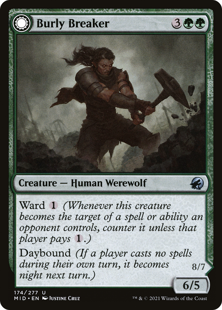 Burly Breaker - Innistrad: Midnight Hunt: (Double Faced Transform)