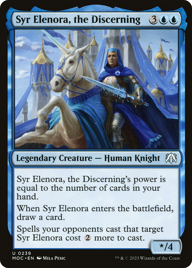 Syr Elenora, the Discerning - [March of the Machine Commander]