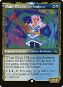 Claire D'Loon, Joy Sculptor (Showcase) (Galaxy Foil) - Unfinity: (Showcase) Foil