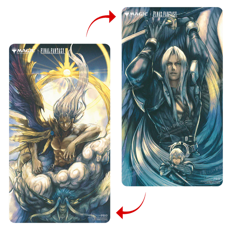 Magic: The Gathering®—FINAL FANTASY™ Sephiroth, Fabled SOLDIER / Sephiroth, One-Winged Angel Double-Sided Playmat