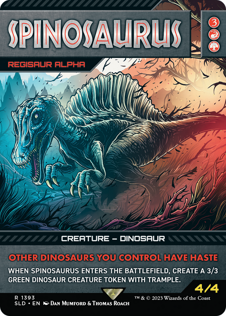 Spinosaurus - Regisaur Alpha [Secret Lair Drop] / Spinosaurus (Borderless)